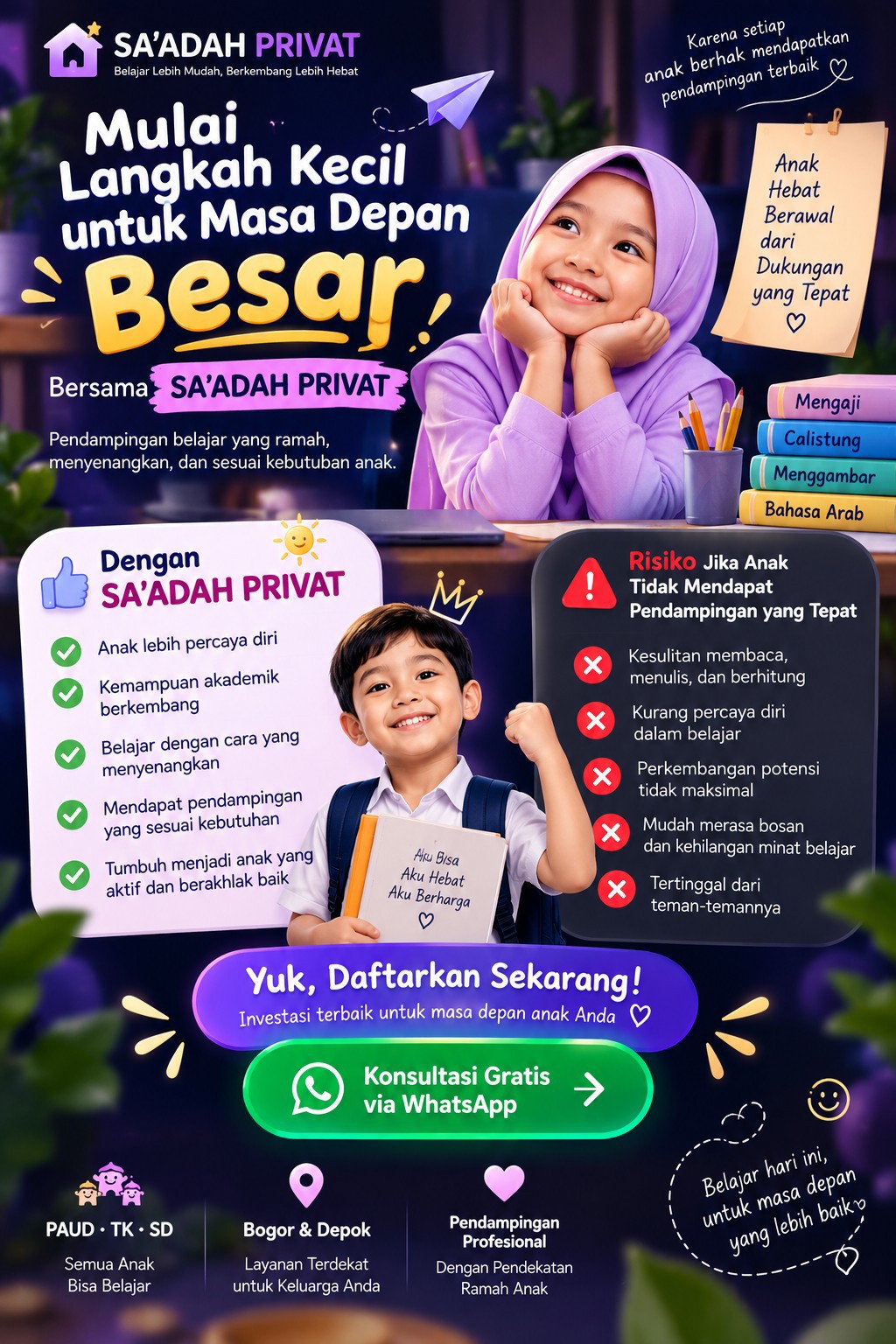 Foto iklan SA’ADAH PRIVAT